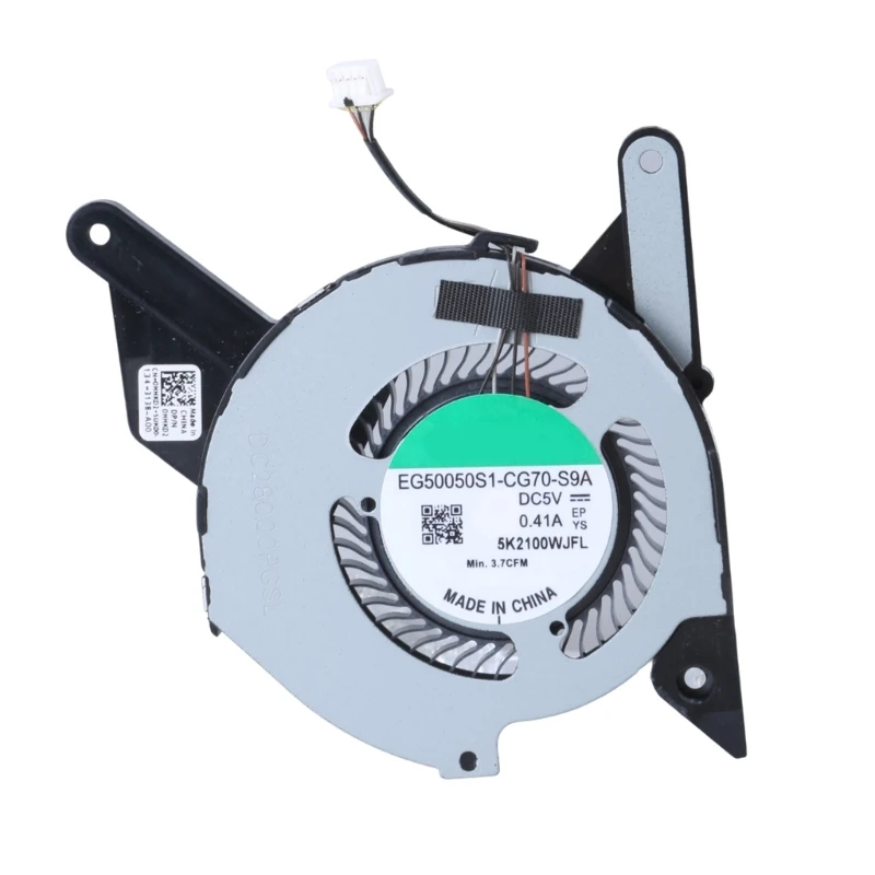 Replacement CPU Cooling Fan for Latitude 5410 0HHKD2 HHKD2 Notebook Radiator DC5V 0.41A 4Pin 4wire Laptop