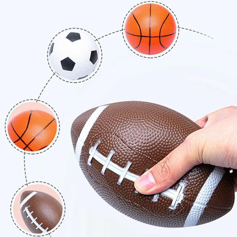 1/2/3 قطعة التضخم المرن كرات صغيرة كرة القدم كرة السلة الرجبي التفاعلية التنسيق الجسم التدريب لعبة الدعائم هدية حفلة ZYF