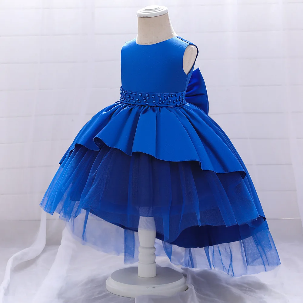 

1-2-6T Children's Dress Birthday Princess Dress Forging Lace Girls Trailing Cake Mesh Skirt Girls Tutu Skirt Children's Birthday