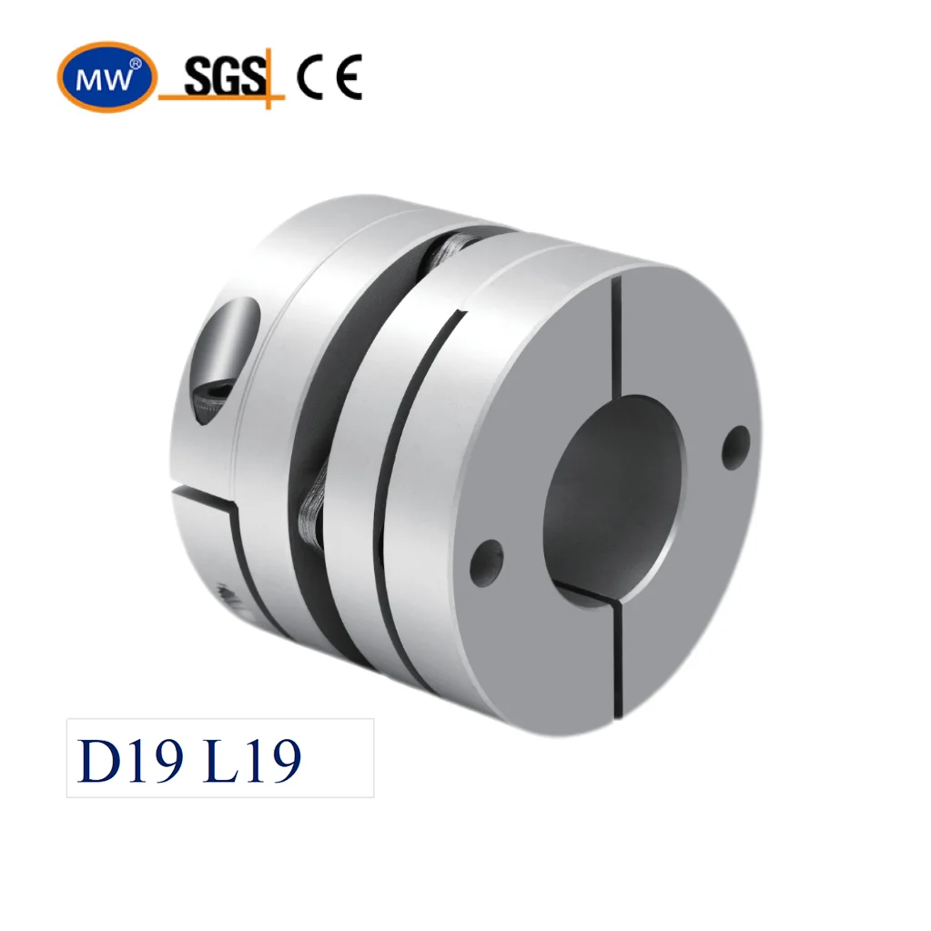 D19L19 Aluminum alloy coupling Flexible Single Diaphragm Coupling For Servo Motor Shaft Coupling