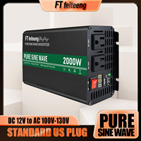 FT feiteeng Pure Sine Wave Auto Home Appliance Current Inverter 12v Inverter for 110v Car Electrical Appliances 2000w