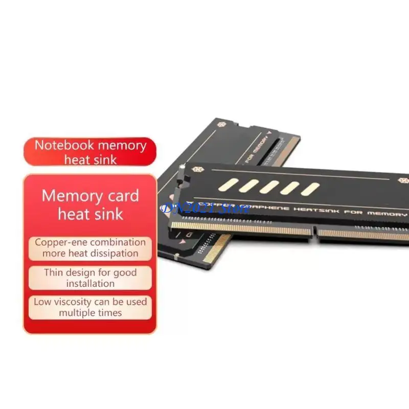 F3KE Copper  Heat Sink Pad Notebook Memory Card Cooler Hard Disk Radiator Heatsink Thermal Pads SSD Cooling Pad