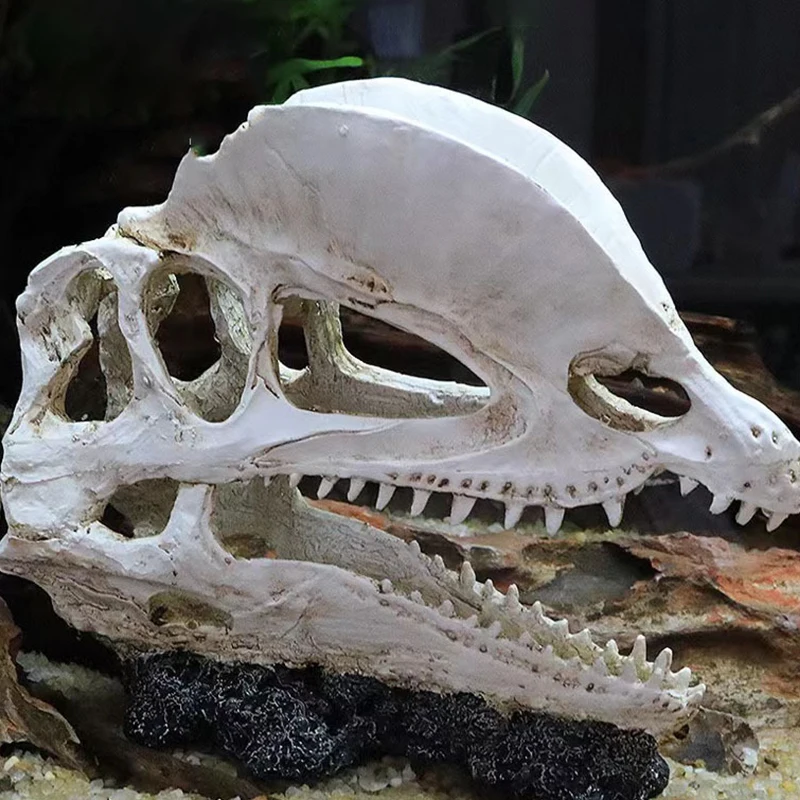 Simulation Resin Animal Skull Ornament DIY Aquarium Fish Tank Decoration Accessories Creative Skull Landscape Fish Tank Ornament