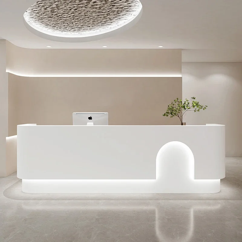 

Trendy Reception Desks Counter Cash Register Salon Customer Center Clothing Store Business Service Empfangtheke Unique Furniture