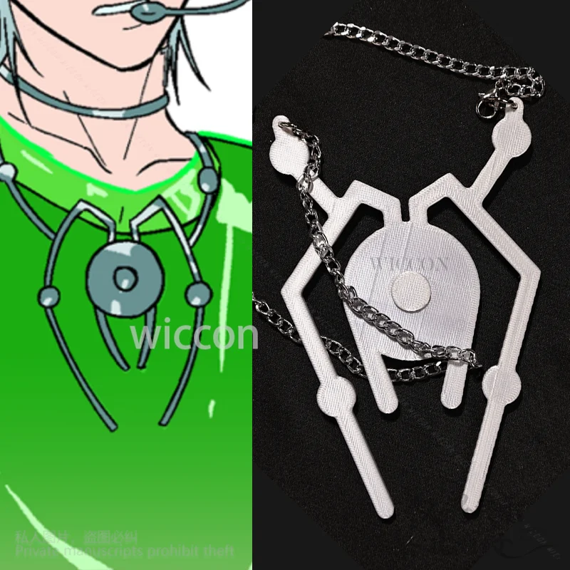 

Till 3D Polylactic Acid Prop Anime ALIEN STAGE Cosplay Necklace Round 7 Blink Gone Performance Halloween Christmas Customized