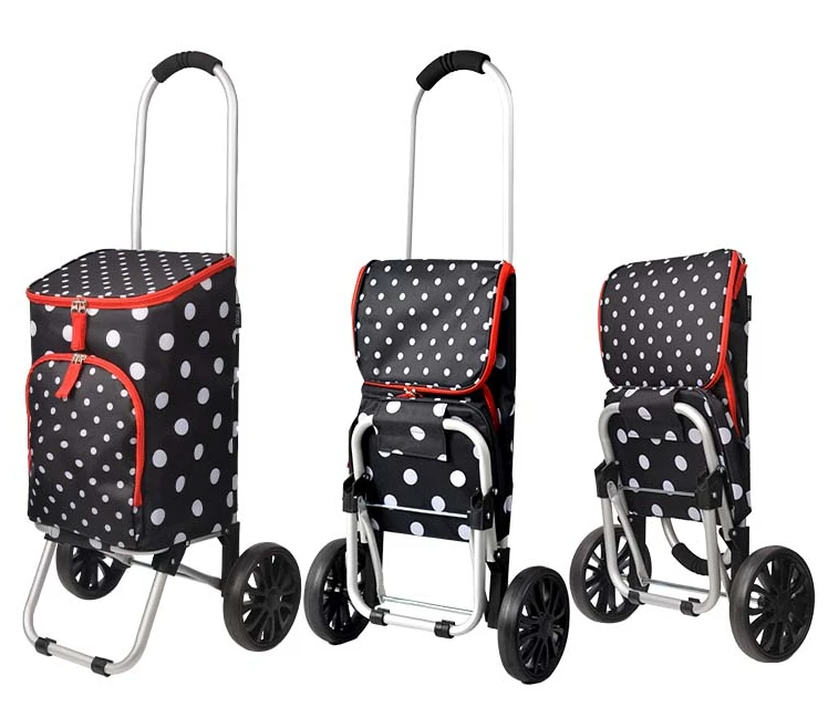 Shopping Cart Small Light Trolley Car Shopping Cart Small Puller Mini Foldable Hand Trailer God Tool Portable Home Use