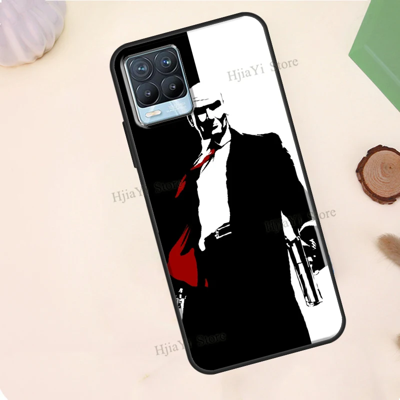 Man Hitman Agent For Realme 10 Pro Plus C55 C35 C33 C31 C30 C21Y GT Neo 5 OnePlus 11 10T Nord CE 2 Lite Case