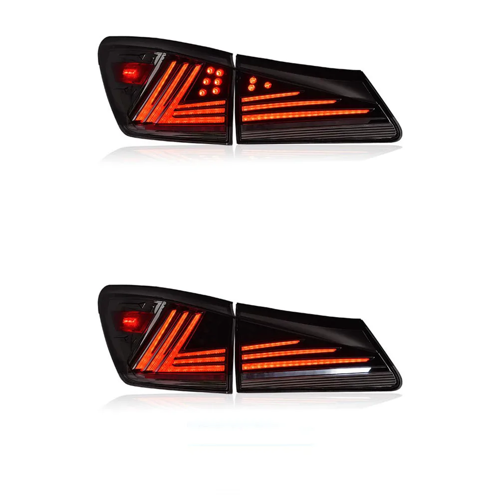 

For Lexus IS250 Tail Light 06-12 IS300 Retrofit New Running Water LED Taillight Assembly