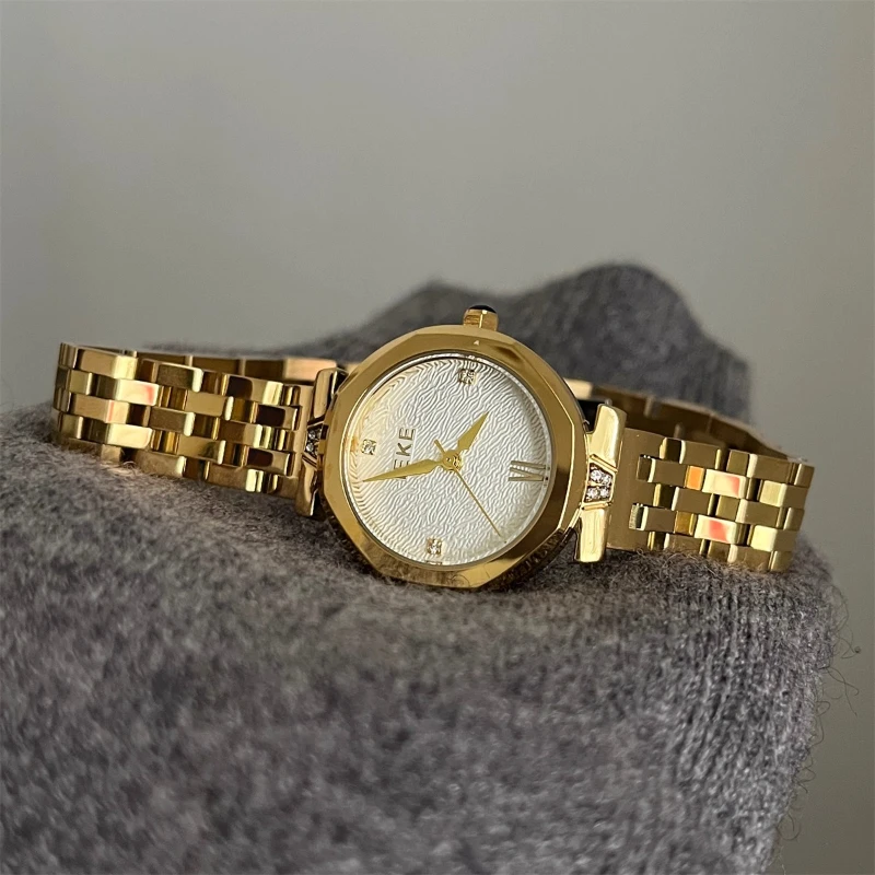 Classic Trend Ladies Watch Elegant and Simple Low Saturation 2025 Waterproof Quartz Watch Birthday Gift