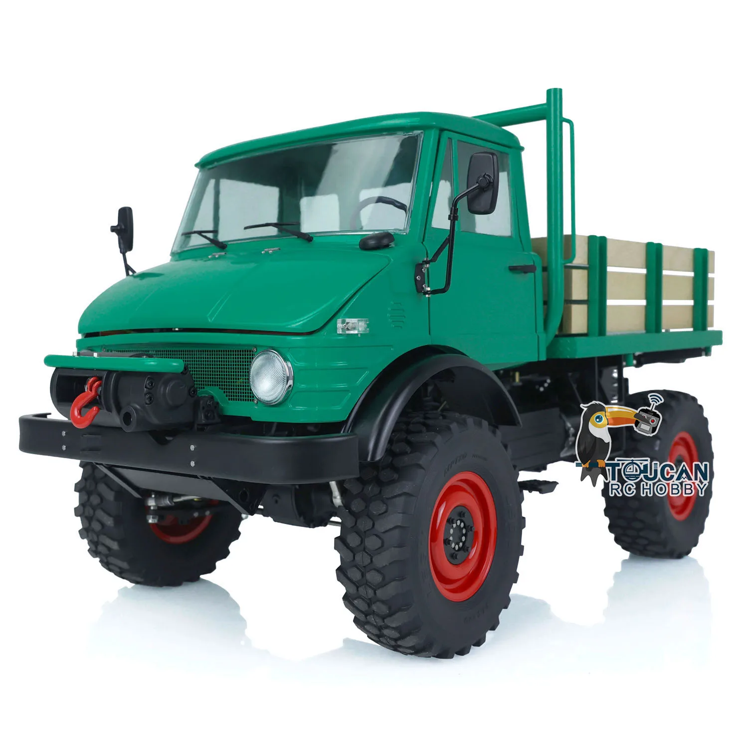 LESU 1/10 RC Off-Road 4X4 U406 Vehicles Assembled Painted Green Remote Control Car Mini Trucks Machine Toys for Boy Thzh1429