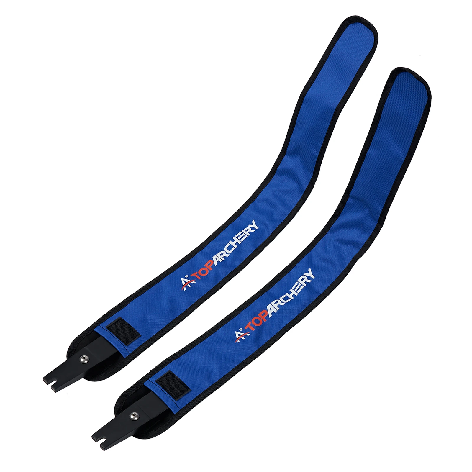 Bow Handle Bow Piece Bag em cores preto e azul, saco de arco portátil ao ar livre