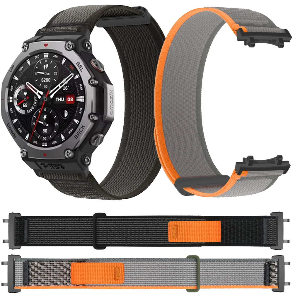 Correa de nailon para reloj inteligente Huami Amazfit t-rex 3, pulsera deportiva con herramienta para reloj inteligente Amazfit Trex3