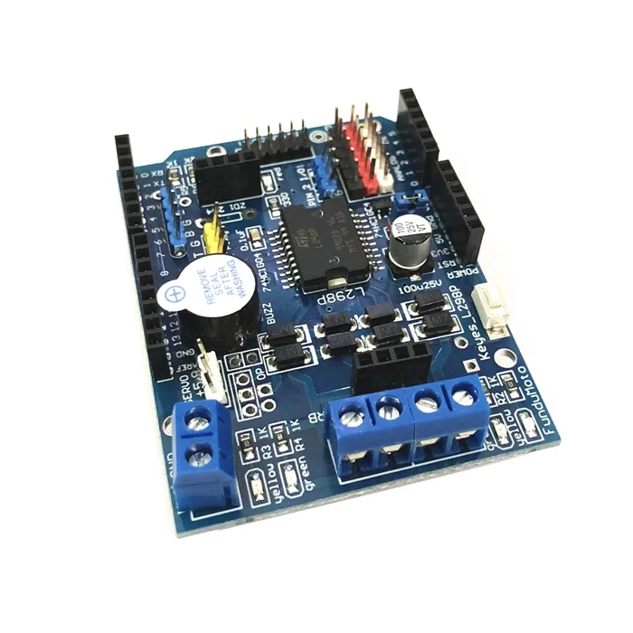 L298P Shield R3 DC Motor Driver Shiled Board Module 2A Dual Full Bridge H-Bridge 2 Way For Arduino UNO r3 Relay 5V 12V