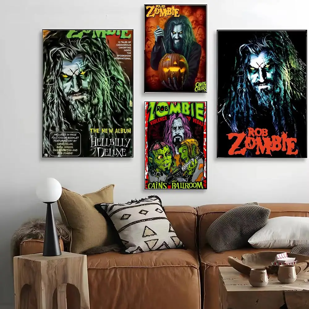 Rob Zombie Art Poster HD Art Decorative Wall Art Waterproof Home Décor for Living Room Bedroom Café Stylish Gift