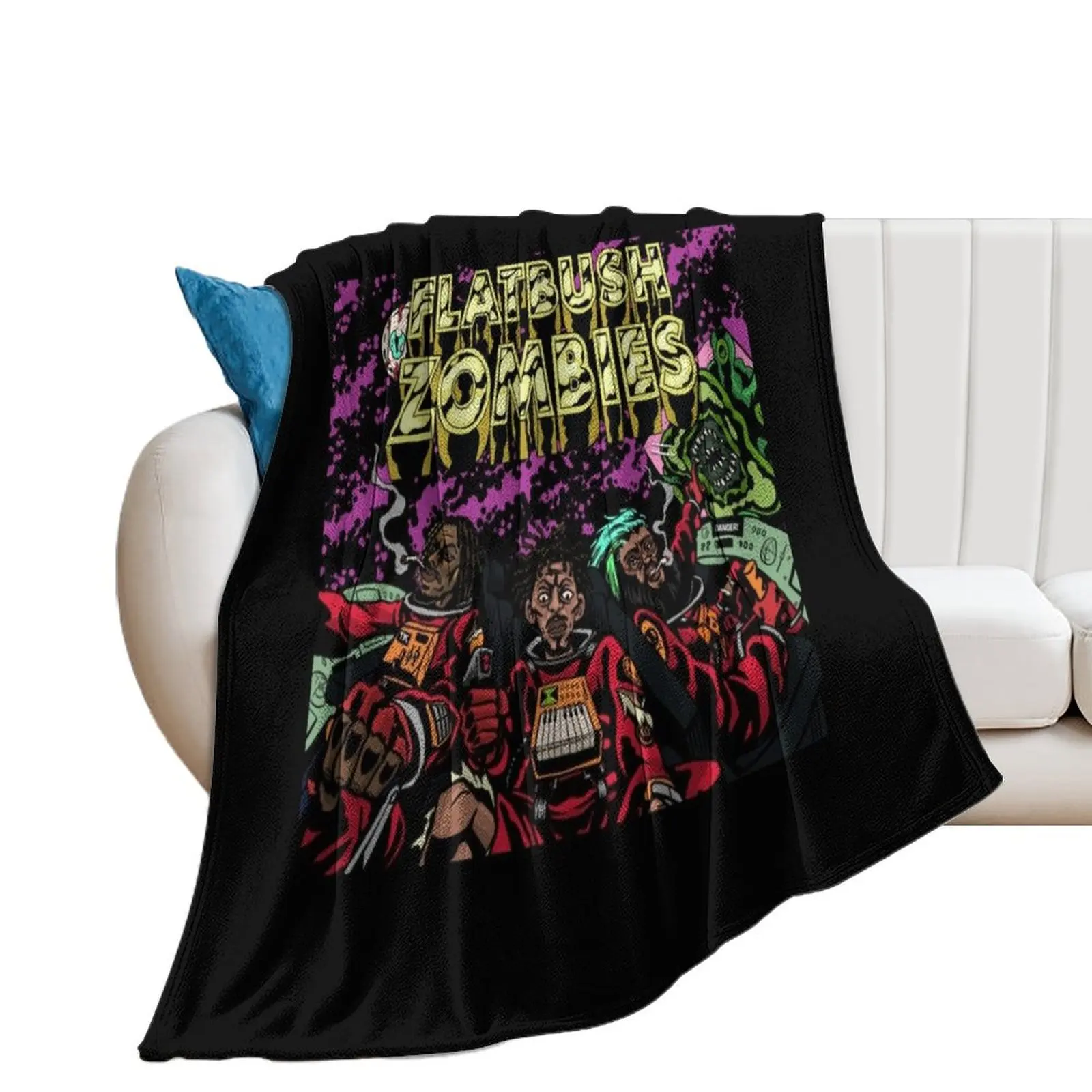 New-Flatbush Throw Blanket Soft Big decorative Furrys Blankets