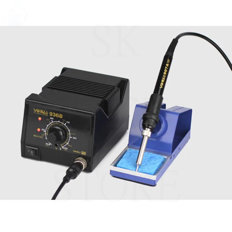 YIHUA 936B soldering station 45W SMD Anti-static  Iron with handle holder Soldering handle Soldering iron head Tools