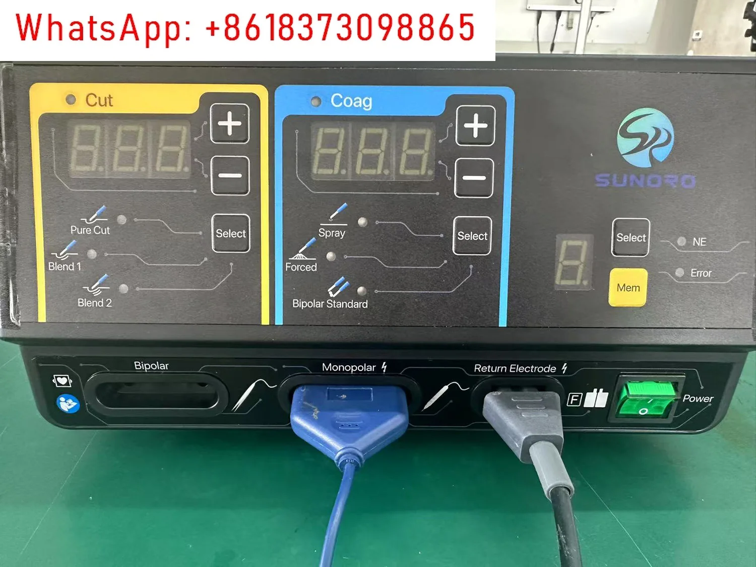 

Electrosurgical cautery generator for high-frequency bipolar electrical equipment used in animal surgery