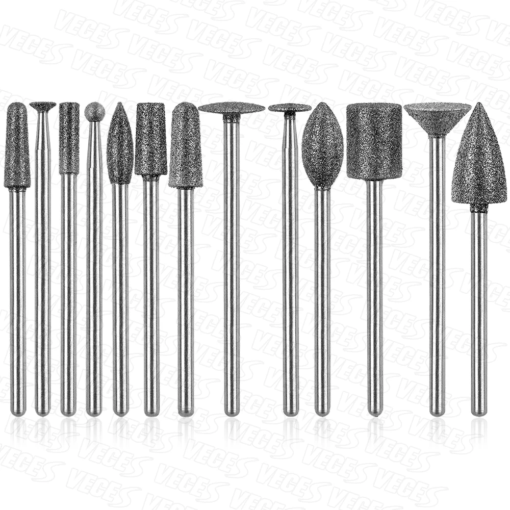 Lage Snelheid Hp Diamant Burs 10 Stks Roterende Bur Set Tandheelkundige Lab Polijstmachine 2.35Mm Schacht Lage Snelheid Hadpiece Polijstmachine