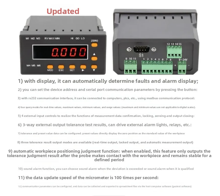 Online Monitoring Display with Real-Time Alerts, Industrial Control Panel with Alarm Function