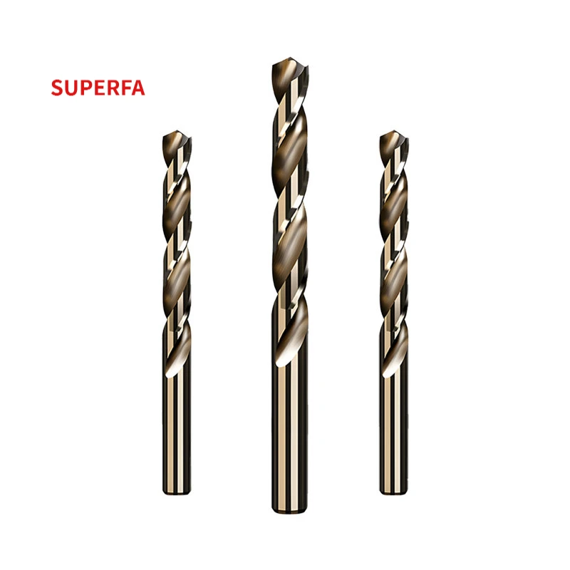 FA Industrial M35 Cobalt Drill Bits HSS-CO Twist Drill 0.5~10.0mm Metric Straight Shank Bit For Stainless Steel Hard Metal Hole