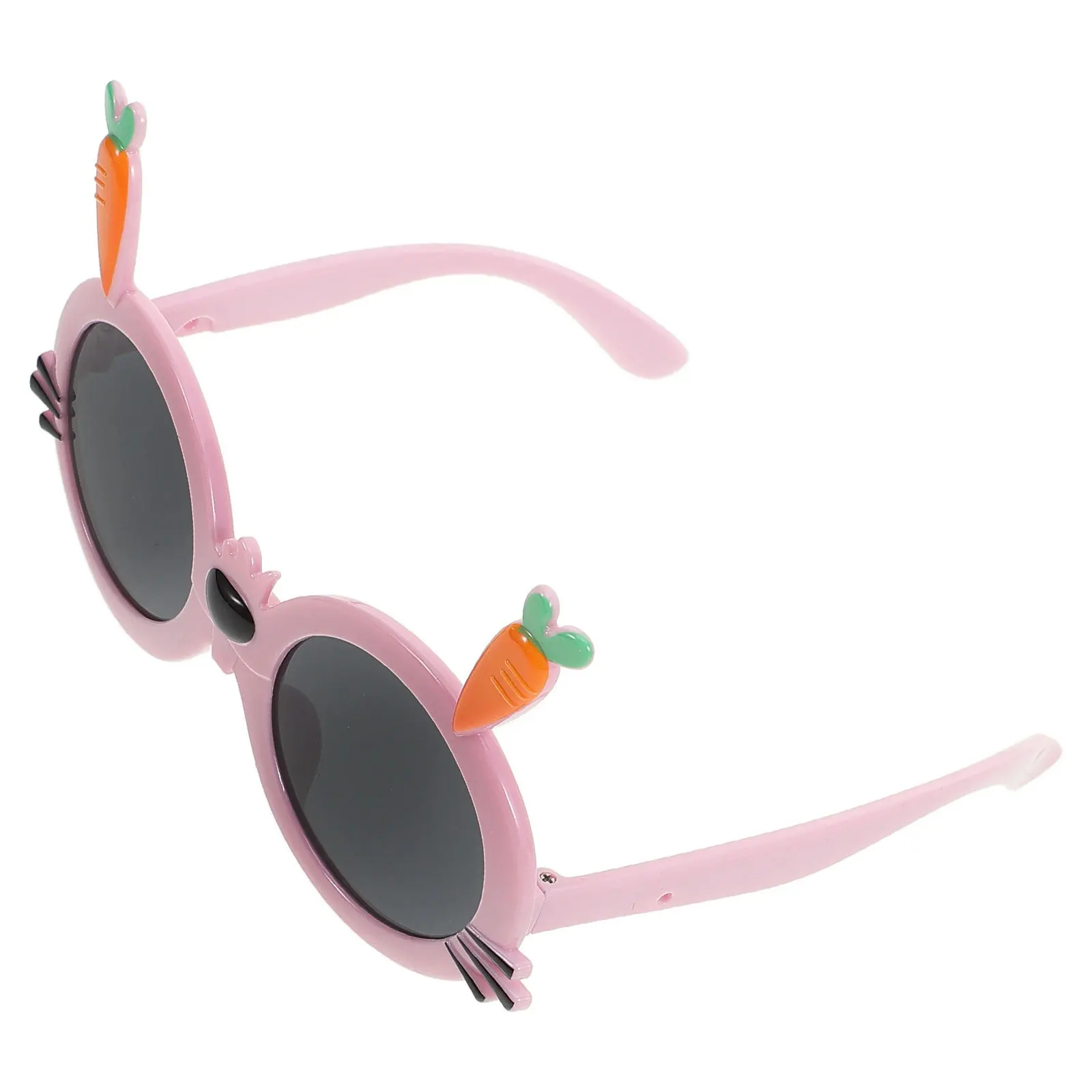 1Pair Children's Cartoon Bunny Sunglasses Lightweight Uv Protection Funny Party Favor Kids Sunglasses Decor Plastic Party