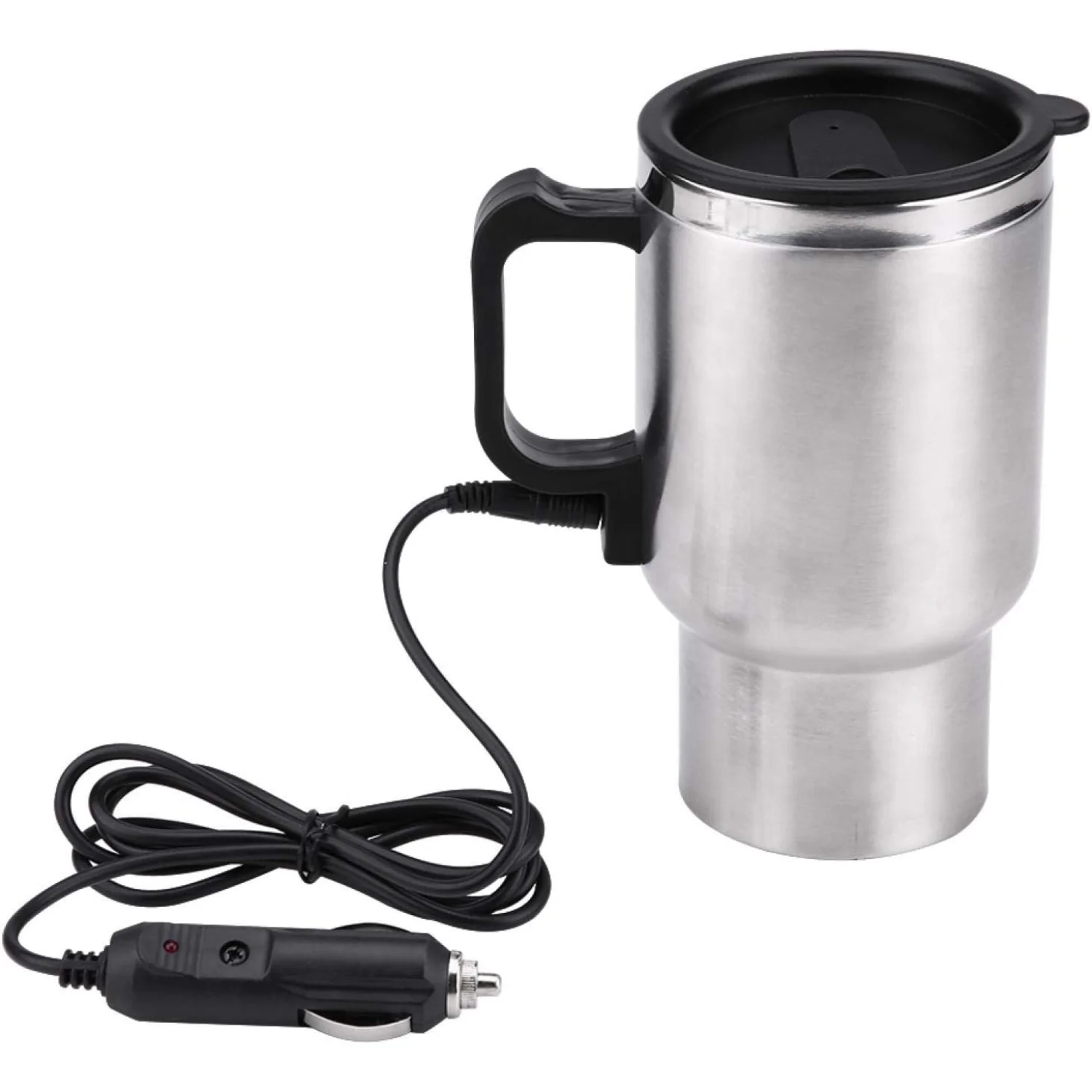 12V Car Kettle, Portable 450ml Car Kettle Boiler Stainless Steel  Kettle Heating Travel Cup ,  Teapot Quick Boiling