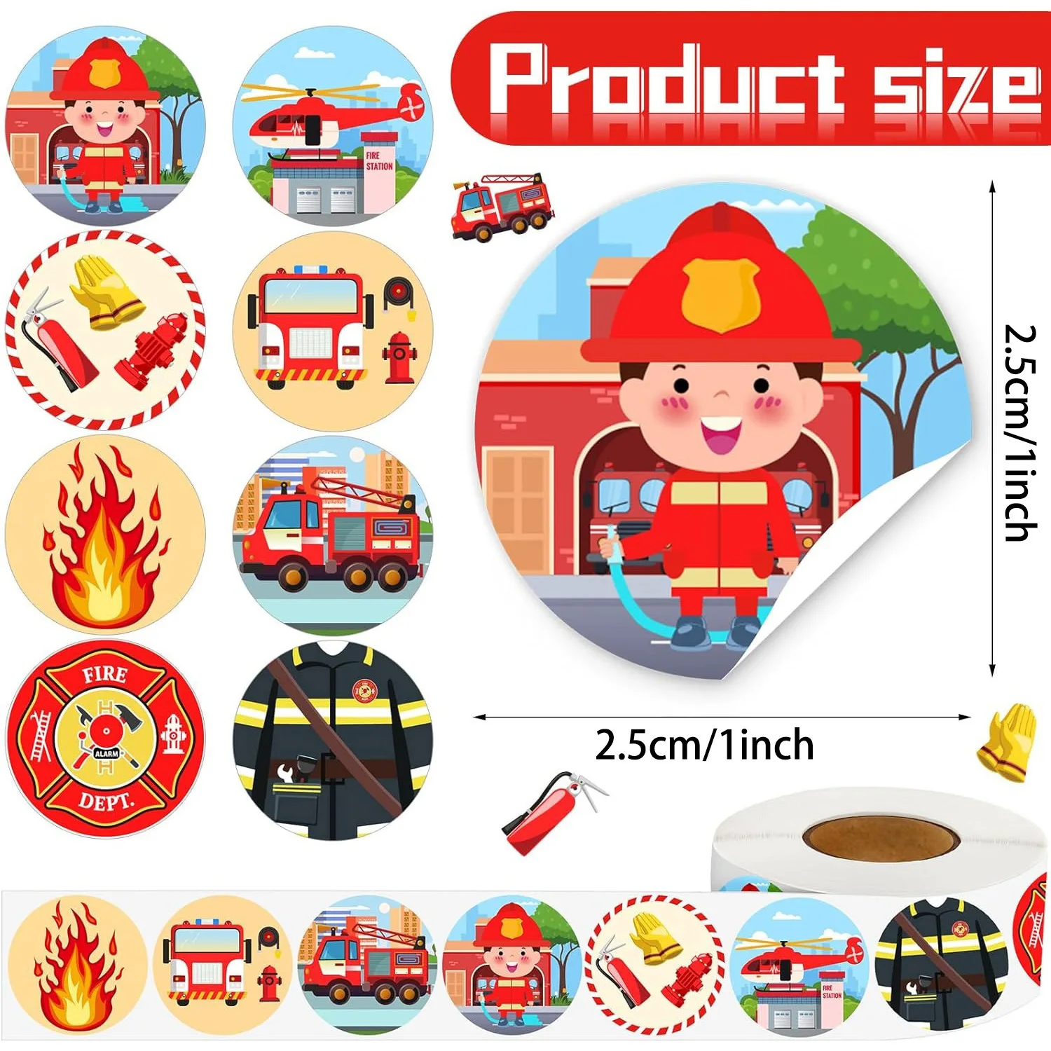500 szt. Naklejek policyjnych – Kids Toys Names recenzja i cena