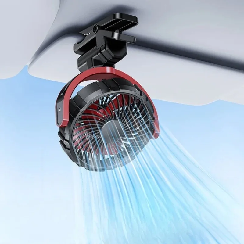 

Car small fan cars USB charging large wind cooling artifact small refrigeration air conditioner 12V24 large truck