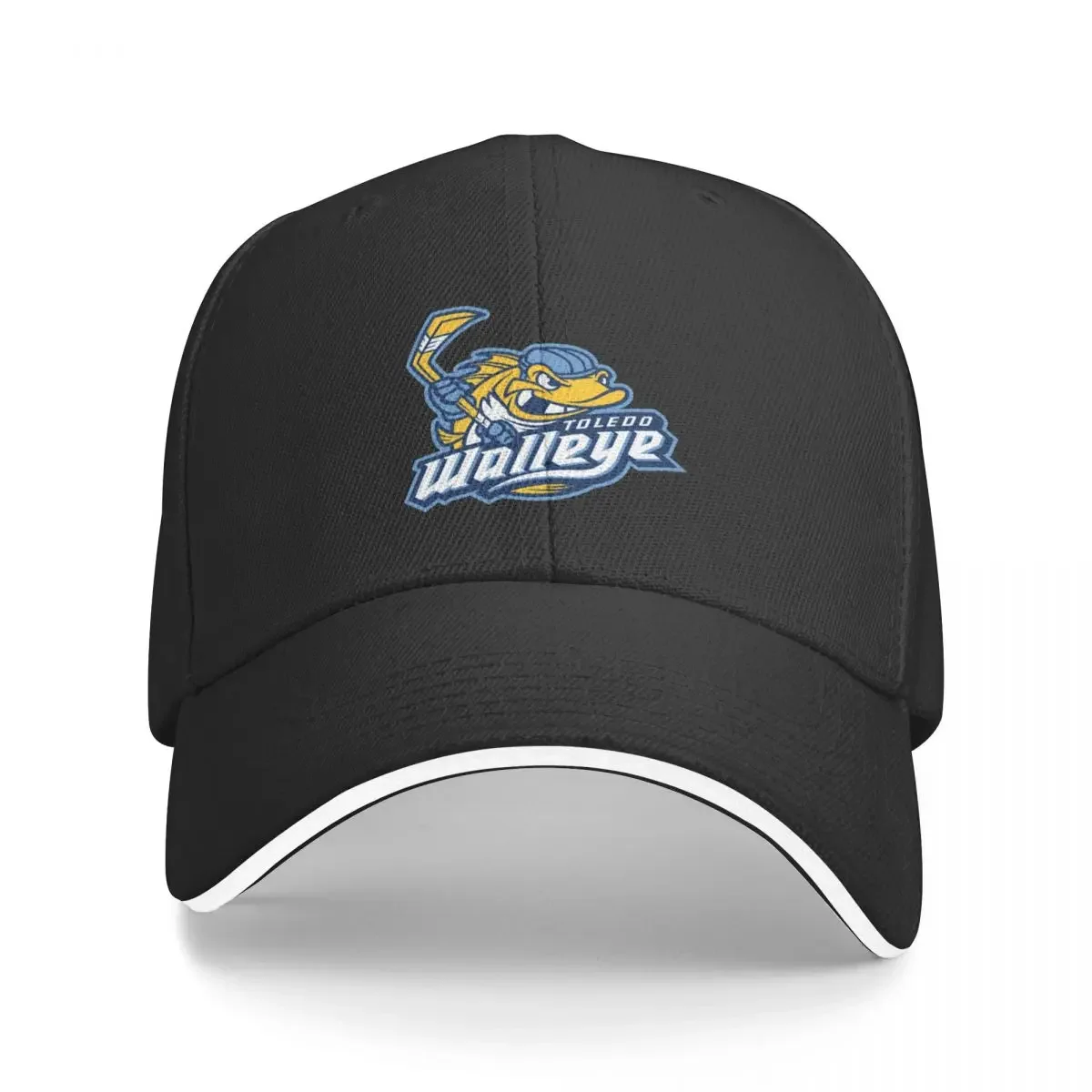 Toledo Walleye, Merch Baseball Cap Golf Hat Man black Women's Hats For The Sun Men's