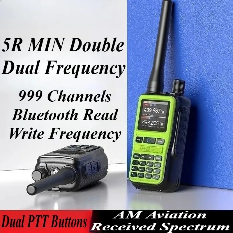 ل BaoFeng UV-5R Mini لاستخدام السيارة جهاز اتصال لاسلكي مدمج مفتاح واحد تردد بلوتوث قراءة الكتابة نوع C شحن راديو ملحق #2