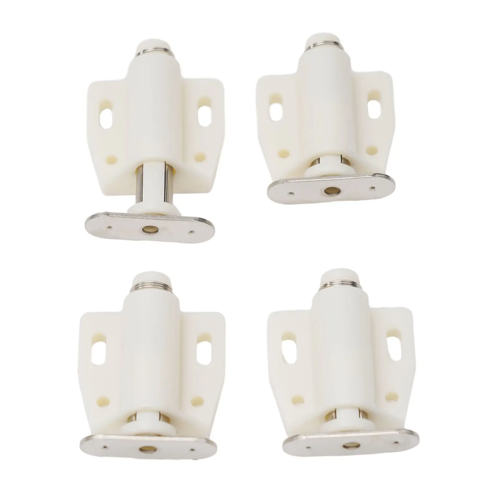 4Pcs Magnetic Touch Latch Pressure Activated for Easy Opening of Cabinet Doors Reliable Magnetic Closure for Wardrobes