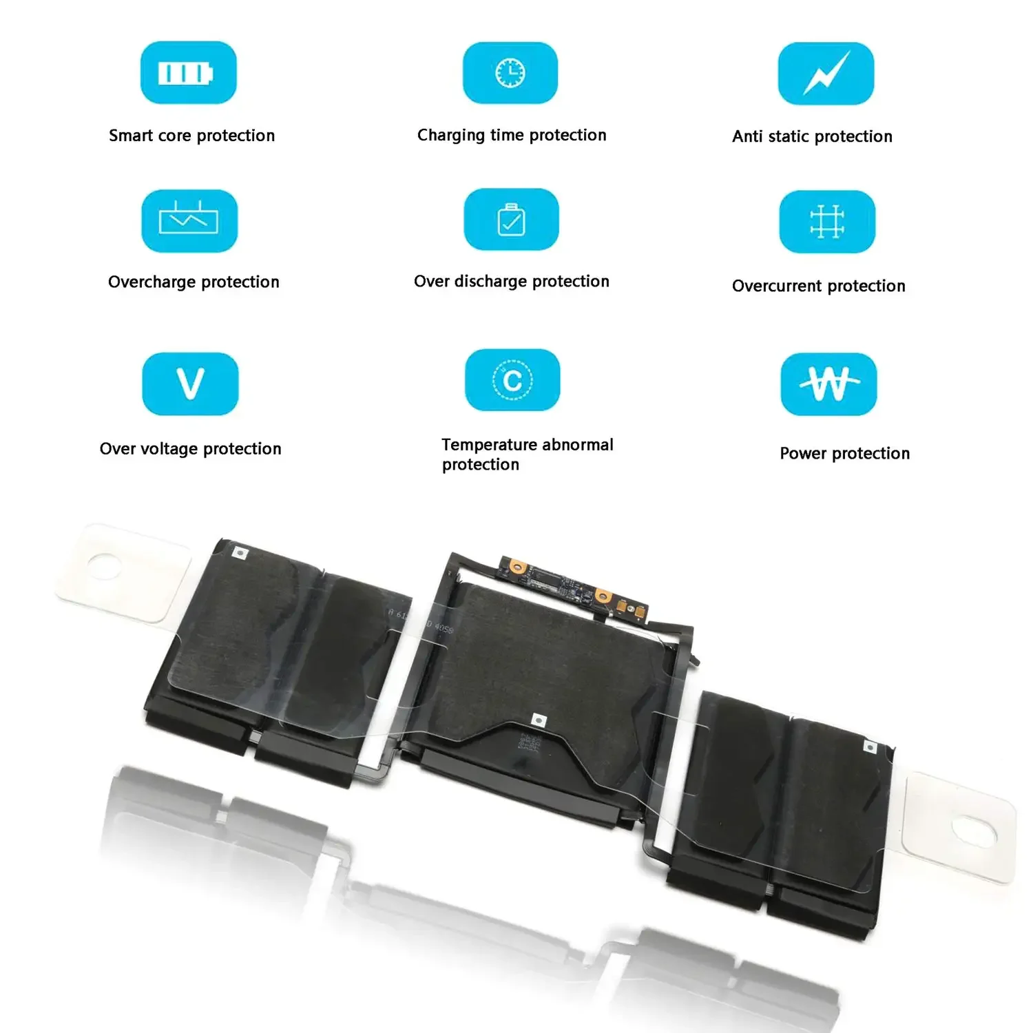 Imagem -03 - Bateria de Substituição para Macbook Pro 13 A1706 Late 2023 Mid 2023 Emc 3071 Emc 3163 Bateria do Portátil A1706 A1819