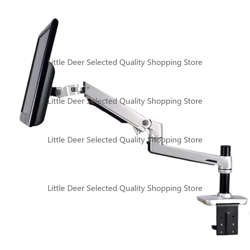 

8012C Aluminum Desktop Clamping 17-32" Holder Mechanical Spring Arm Free Lifting Full Motion TV Mount Loading 10kgs