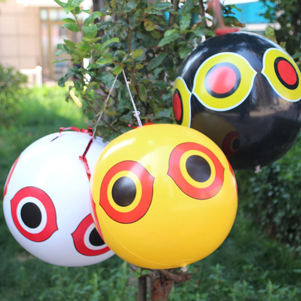 1-5PCS Eye Balloons Visual Deterrent Garden Farm Protector 40CM Deterrent Eye Balls PVC Anti Bird Inflatable Repeller Scare