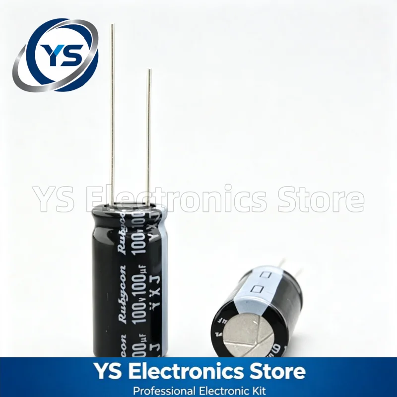 Rubycon YXJ Series 100V100UF 10x20mm 100YXJ100M10X20 100UF100V 100V 100UF Electrolytic Capacitor Brand New Genuine Japan 20%