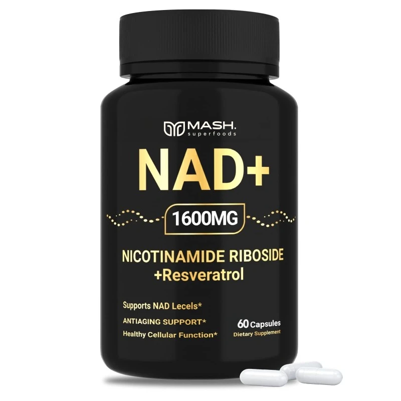 

Горячие продажи Nad + Resveratrol — поддерживает здоровье клеток, очищает кожу, уход за метаболизмом