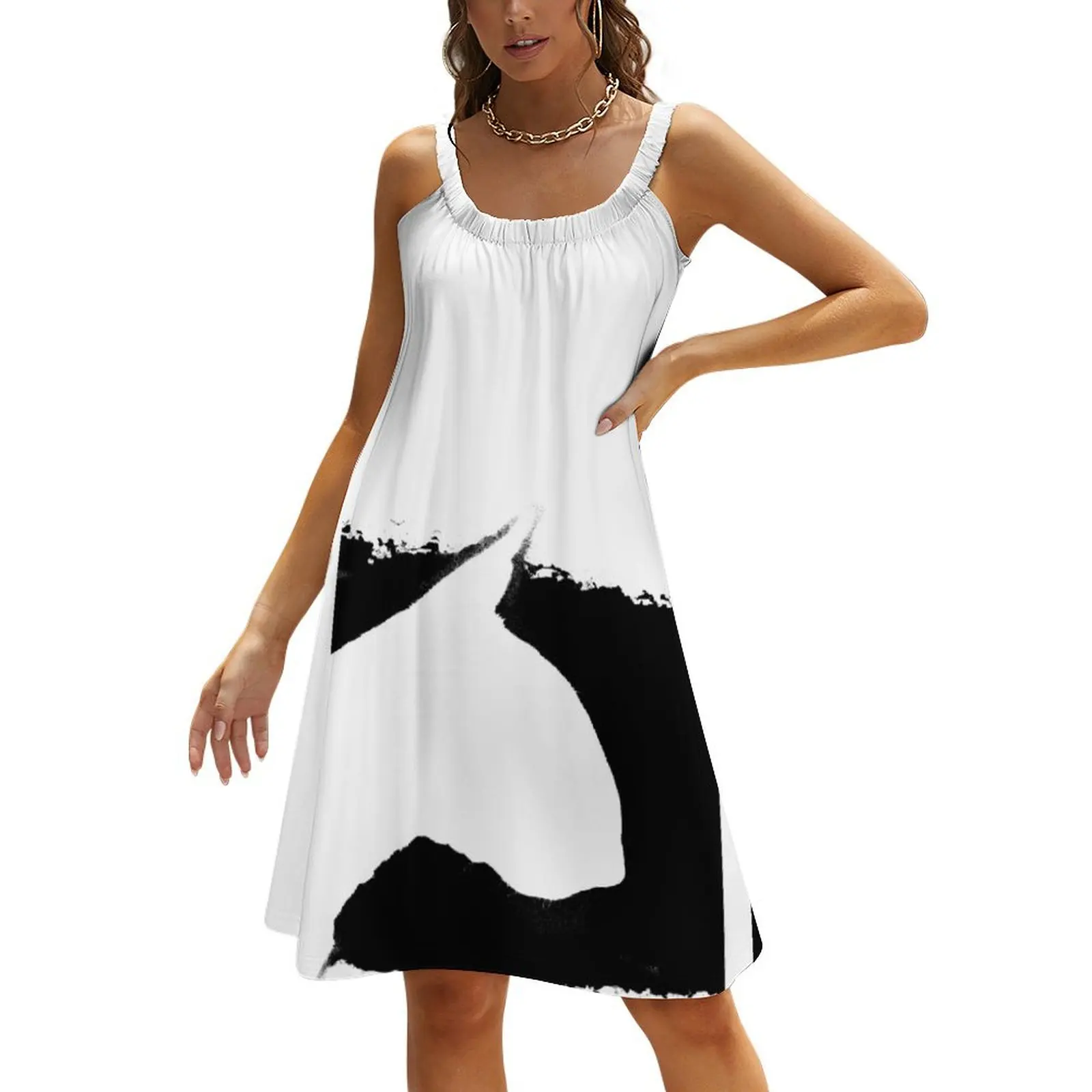 

Bull Terrier Head B&W lge Beach Sling Skirt Summer dresses for women Casual dresses dress for women summer