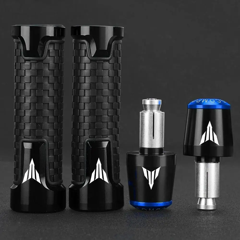Para yamaha mt01 mt03 MT-07 mt07 mt09 mt10 acessórios da motocicleta 7/8 ''22mm liga de alumínio guiador aperto termina plug slider capa