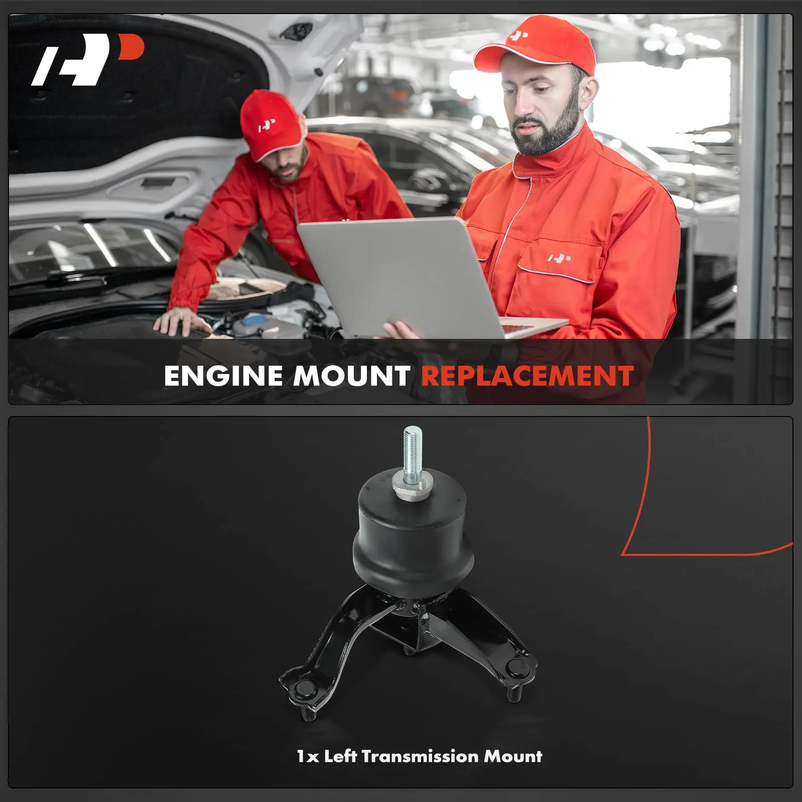 A-Premium Left Side Automatic Transmission Mount for Toyota Highlander 2011-2019 Lexus RX450h 2010-2015