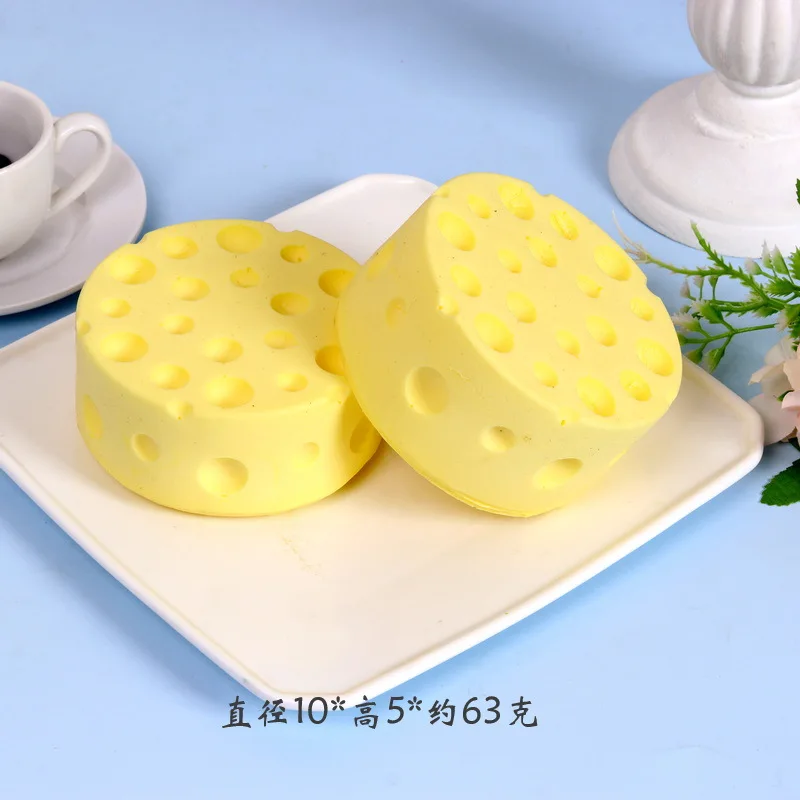 PU 遅いリバウンド食品遊びスクイーズおもちゃシミュレーショントルトトーストケーキクマモデル楽しいウェットとソフトな感触ストレスリリーフハッピーそわそわおもちゃ