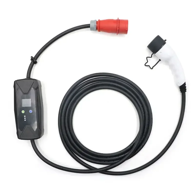

2025 Hot Sale High Quality Adjustable AC 22KW IEC62196 Mode 2 EV Charger Type 2 Type 1 Home Portable Electric Car Charging Box