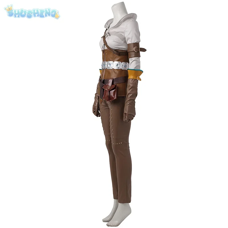 XT8Game Witcher 3 Wild Hunt Cirilla Fiona Elen Riannon أزياء Ciri التأثيرية لحفلة الهالوين مجموعة كاملة عالية الجودة من القماش @ XT6!