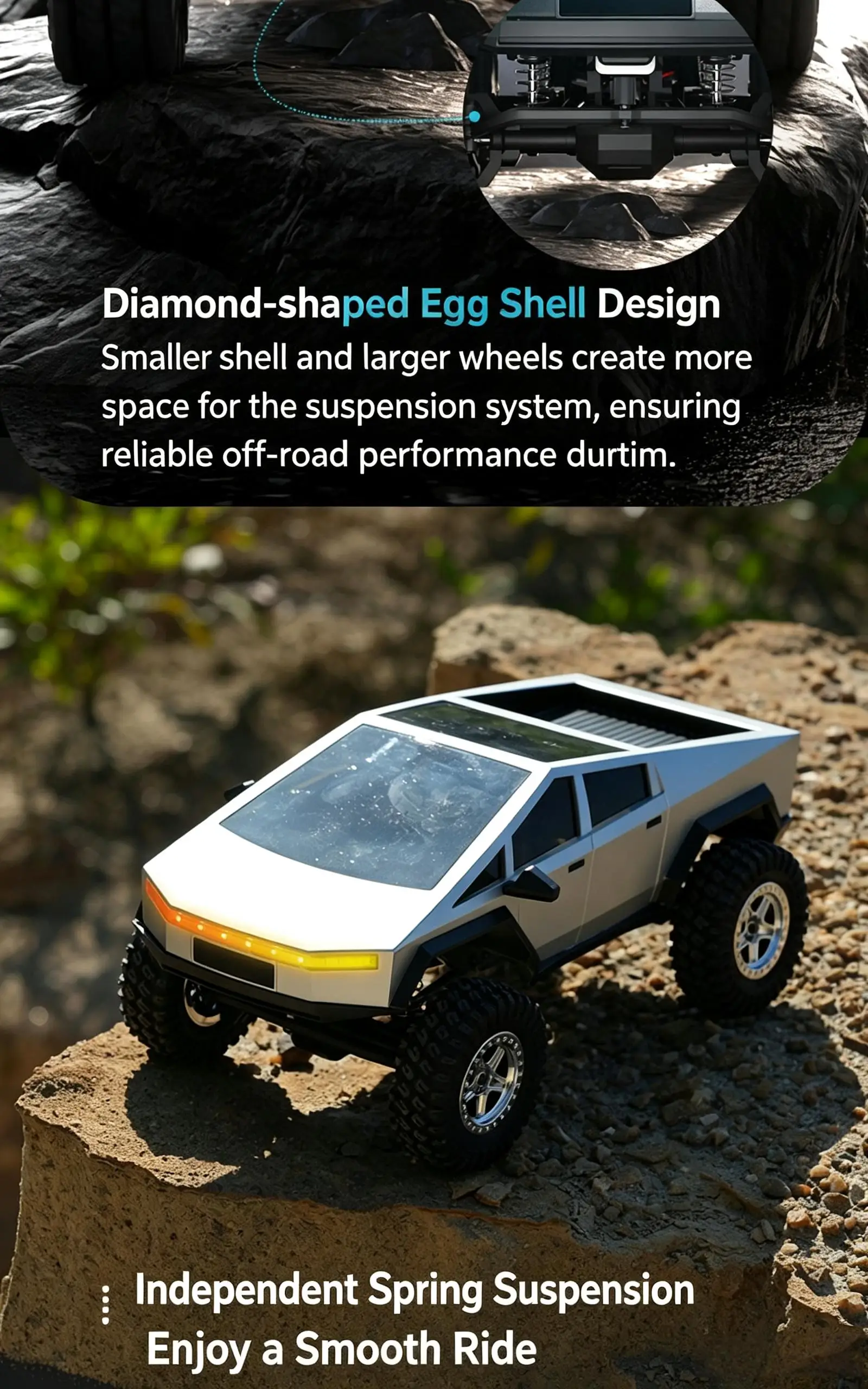 Multi-Functional Remote Control Tesla Simulation Climbing Car Four-Channel Remote Control Christmas Gift for Teenagers