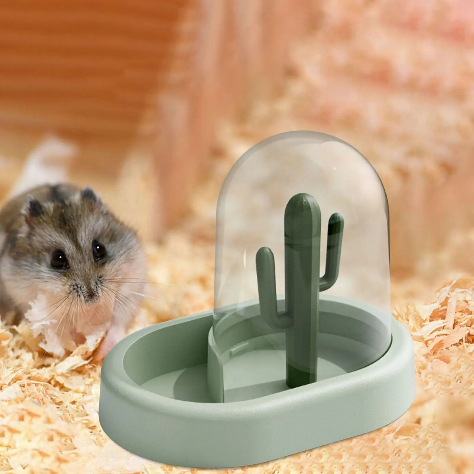 Birds Food Dispenser Household Feeding Station Dish Automatic Hamster Feeder for Little Animals Gerbils Bunny Hedgehog