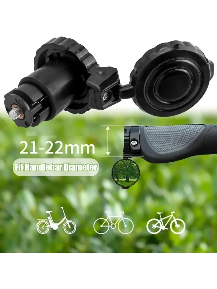 AliExpress NONE Bicycle Mini Handlebar Rearview Mirror Adjustable Rotate Clear Cycling Convex View Mirrors for MTB Road Bike Accessories