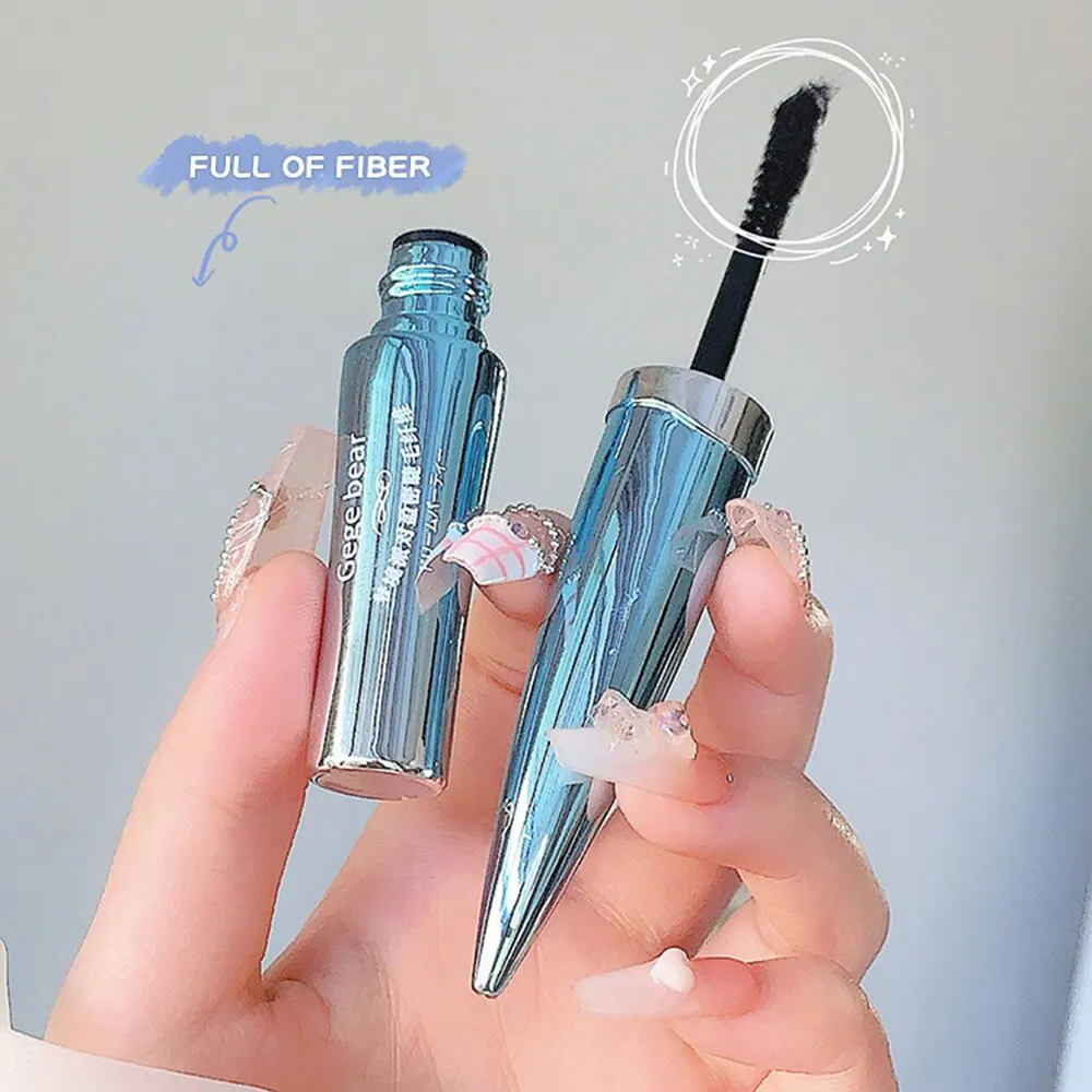 Gege Bear Dream Party Krullend Zwart Zon Bloem Mascara Schattig Ontwerp De hele dag Langdurige wimperverlenging Dikke volumewimpers