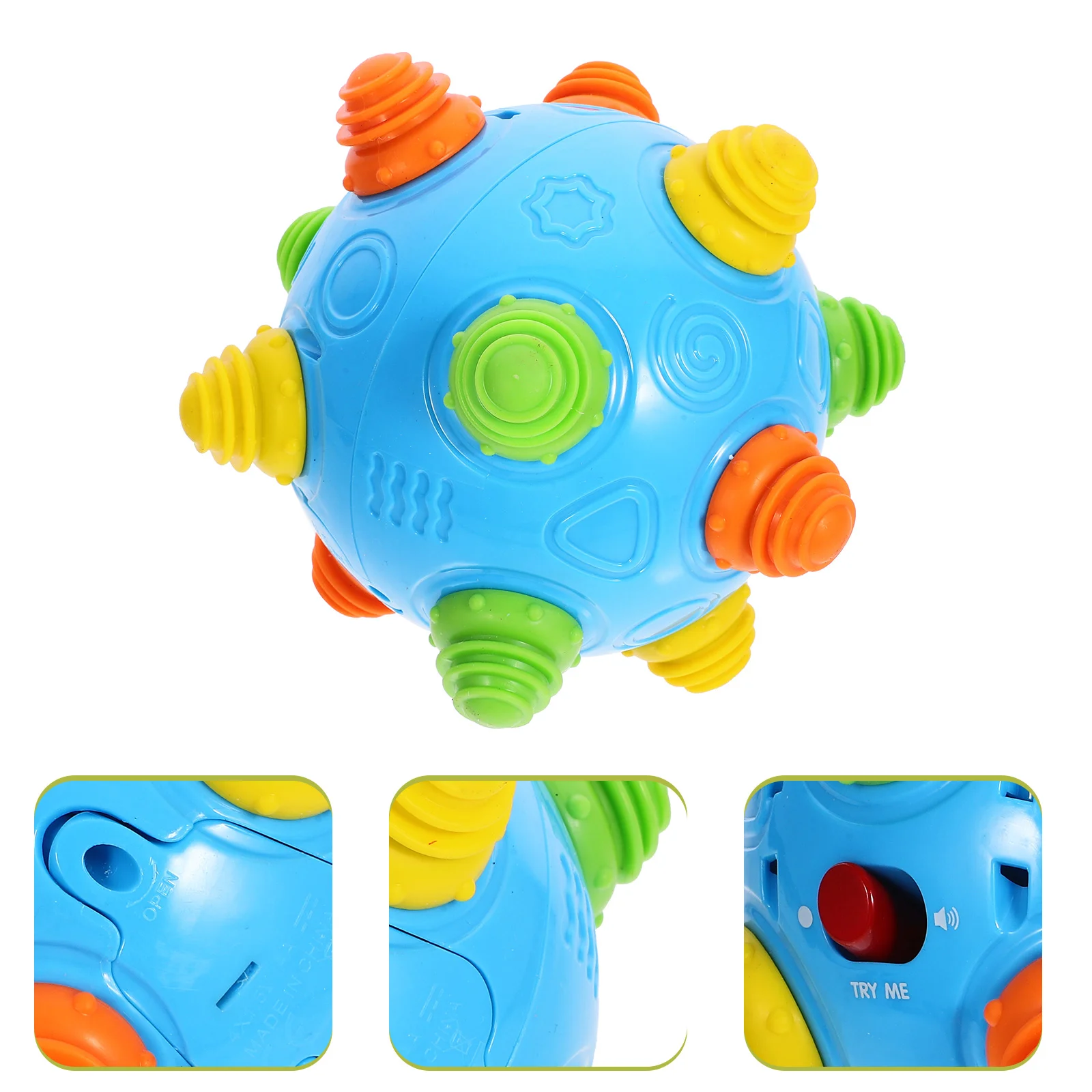 1Pc Funny Baby Jumping Ball Intersting Music Dancing Ball Toy Educational Toy (without )