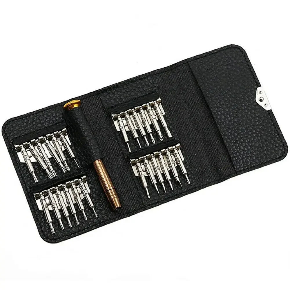 Kleines Schraubendreher-Set, 25 in 1, magnetisches Präzisions-Schraubendreher-Bohrer-Set, Reparaturwerkzeuge für Brillen, Telefone, Uhren, Laptops, Kameras – Detail 15