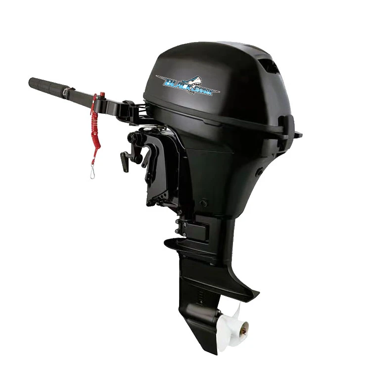 SL909-F10 4 Stroke 10Hp Long Shaft Water Cooled Kayak Outboard Motor Boat Engine For Sale