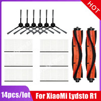 For Xiaomi Lydsto R1 R1A Accessories Spare Parts Robot Vacuum Cleaner Replacement Main Brush HEPA Filter Side Brush Mop Rags